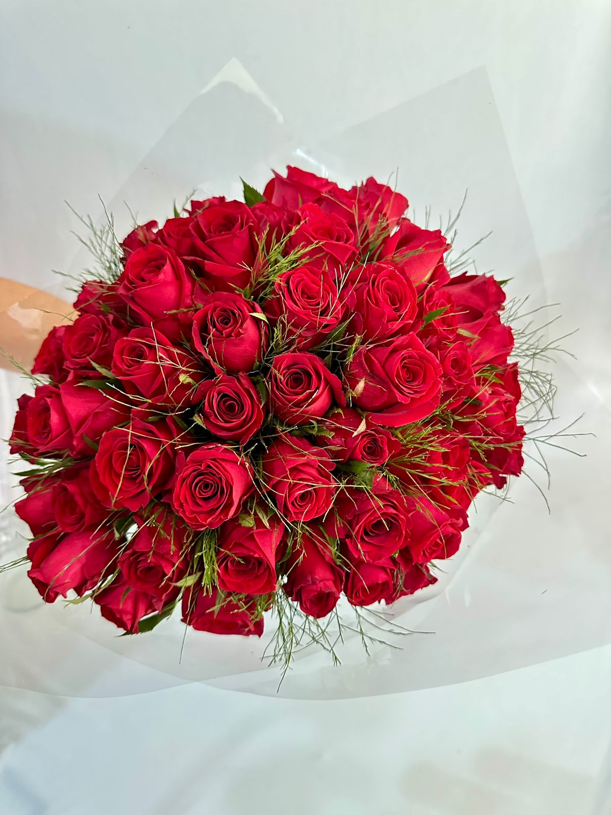 BUQUE COM 50 ROSAS VERMELHAS 