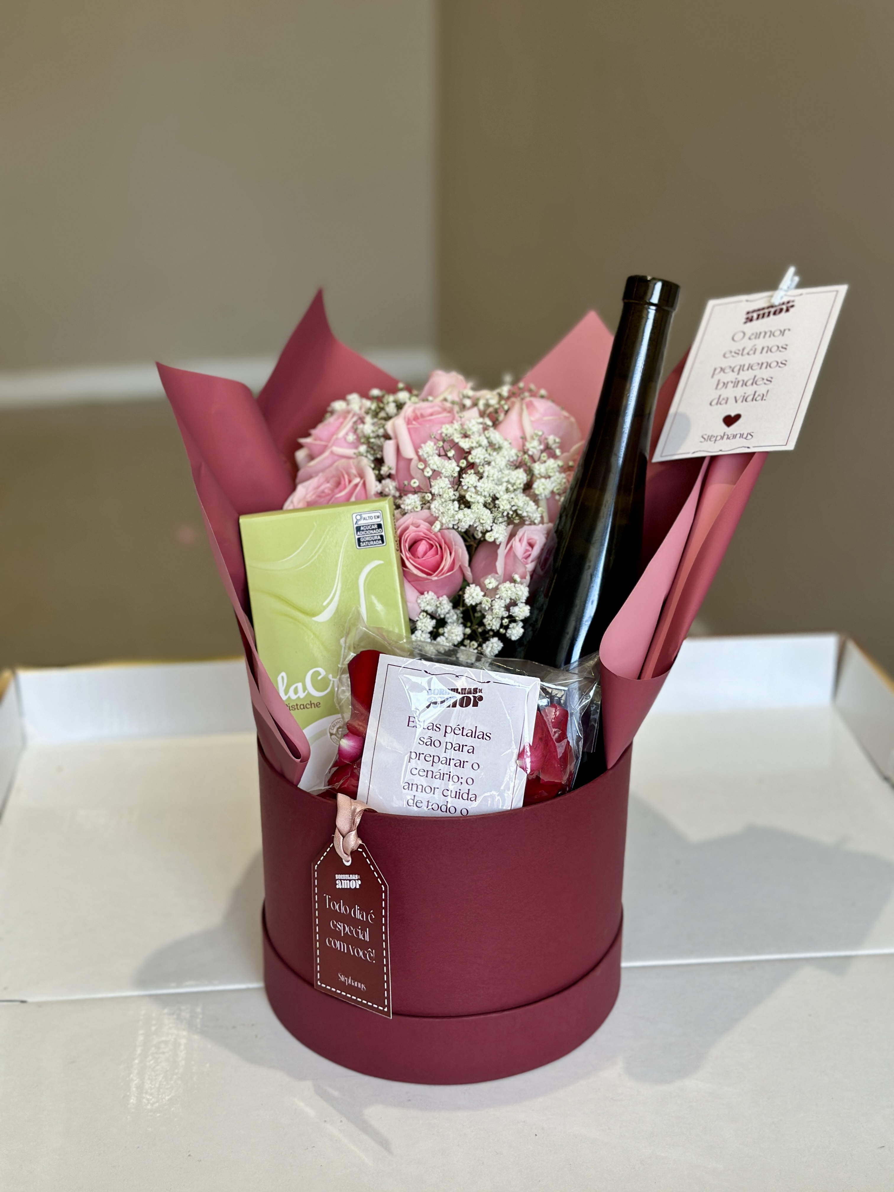 EXPERIENCE BOX ROSA - VINHO BRANCO