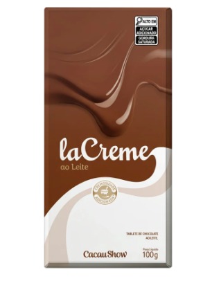 Tablete laCreme de Chocolate ao Leite 100g